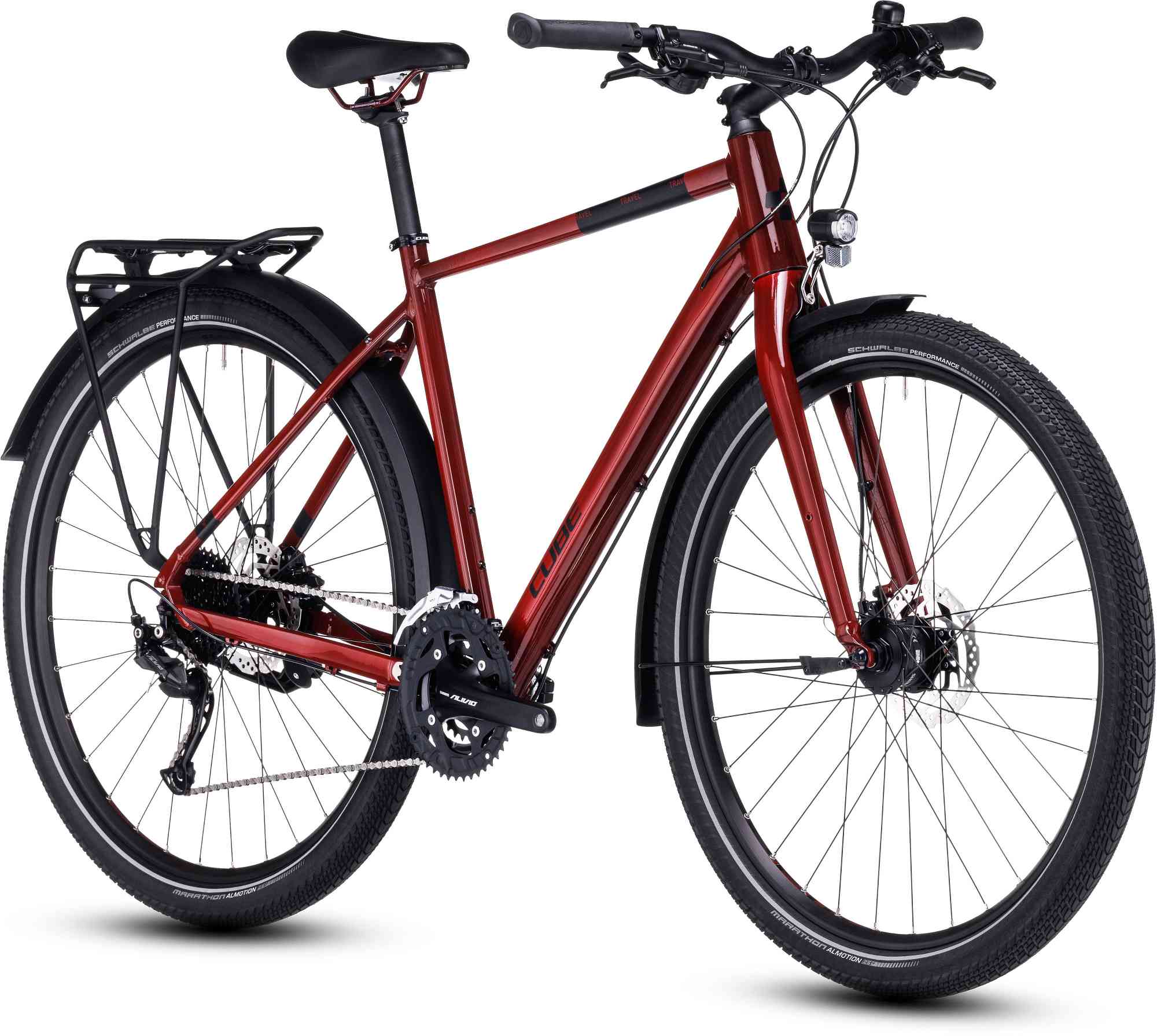 TRAVEL MIRRORRED/BLACK