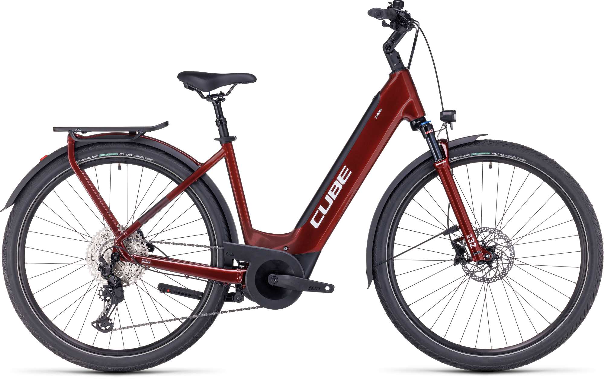 TOURING HYBRID EXC 625 RED/WHITE